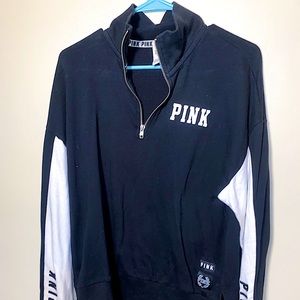 VS Pink 1/4 Zip sweatshirt